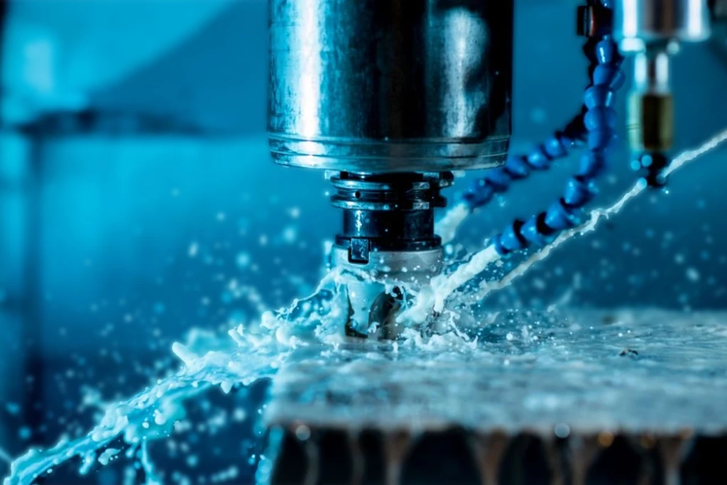 آب صابون یا روغن برش