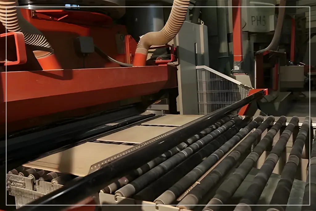 روانکاری بخش پرس و شکل‌دهی کاشی