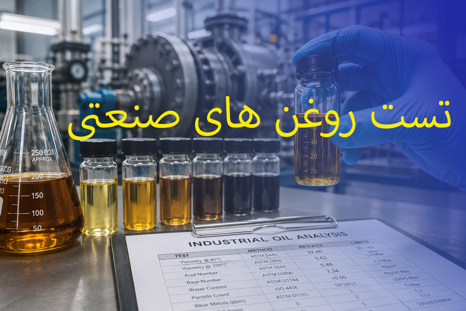 تست روغن های صنعتی